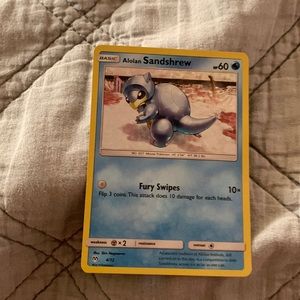 A Pokémon card that I’m selling